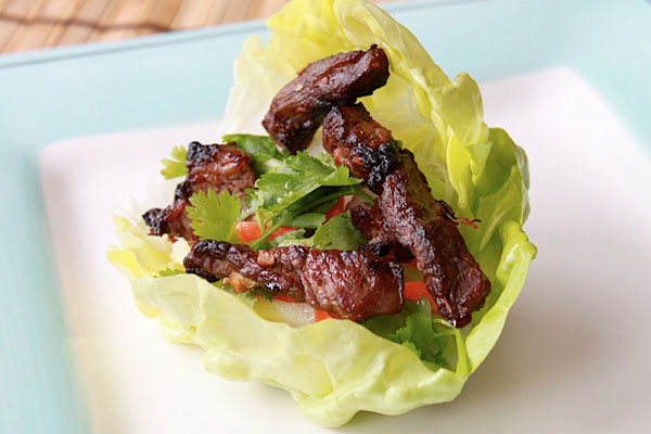 Korean BBQ Lettuce Wrap Recipe