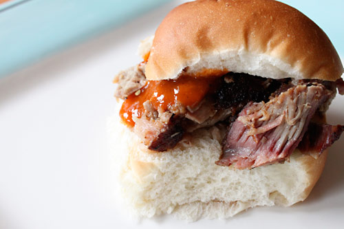 Smoked Pork Sandwich with BBQ Sauce Recipe