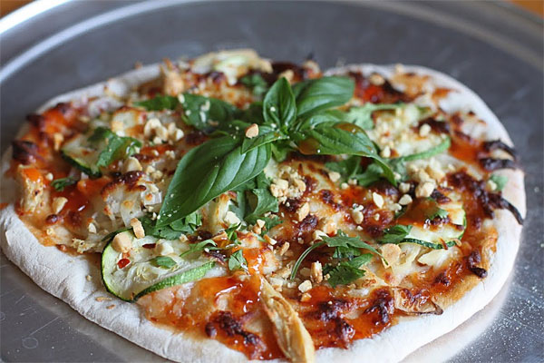 Thai Chicken Pizza Recipe