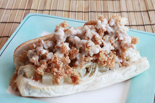 Recipe for New England Clam Chowder Po-boy