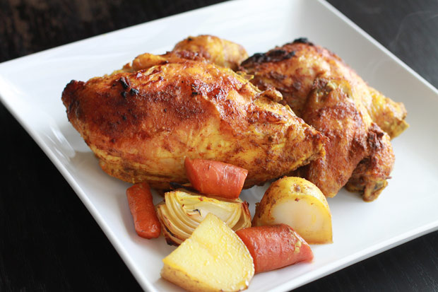 Indian Roasted Chicken Recipe