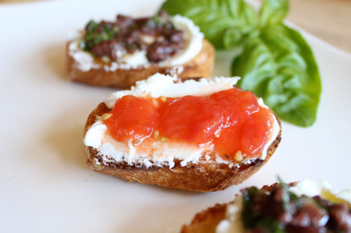 Pickled Tomato Crostini Recipe