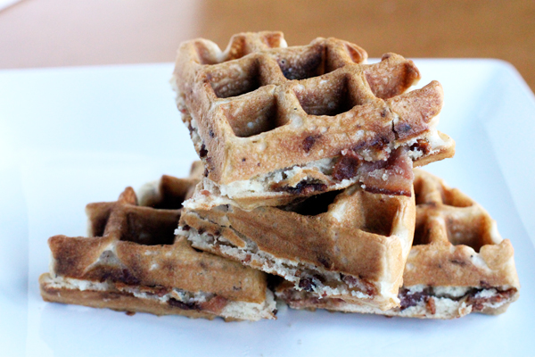 Bacon Stuffed Waffles Recipe