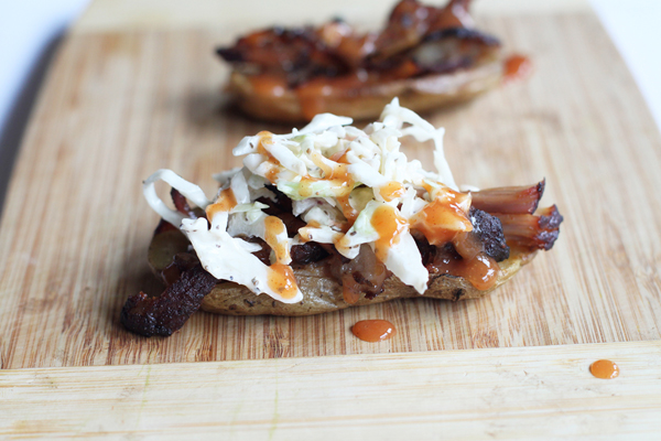 Pulled Pork Potato Skins Recipe