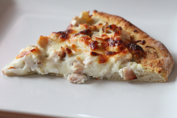 Smoked Turkey with Ricotta Cheese Pizza Recipe