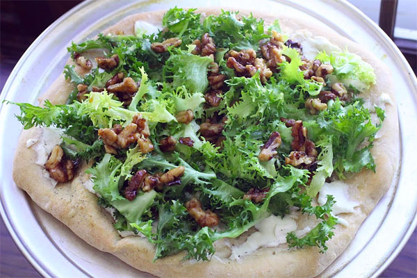 Escarole and Goat Cheese Pizza Recipe