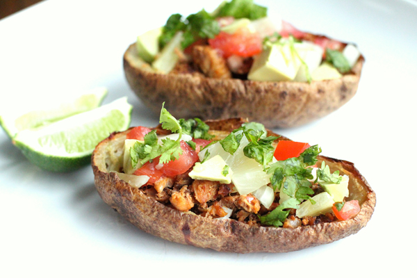 Al Pastor Potato Skins