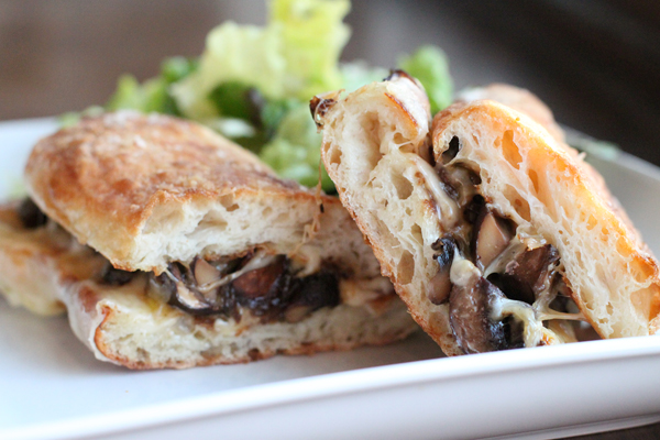 Caramelized Mushroom and Onion Melt Sandwich Recipe