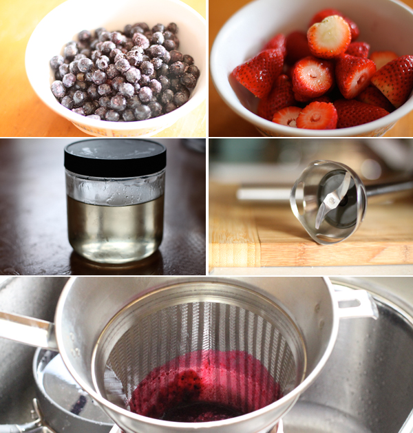 How to make blueberry agua fresca