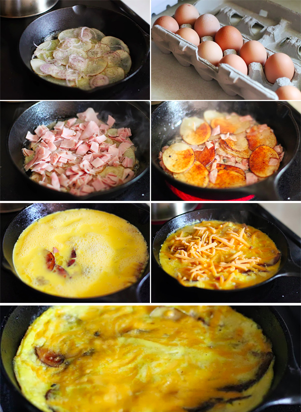 Potato and Ham Frittata