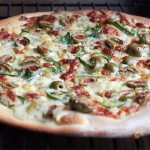 Olive and Blue Cheese Pizza Recipe