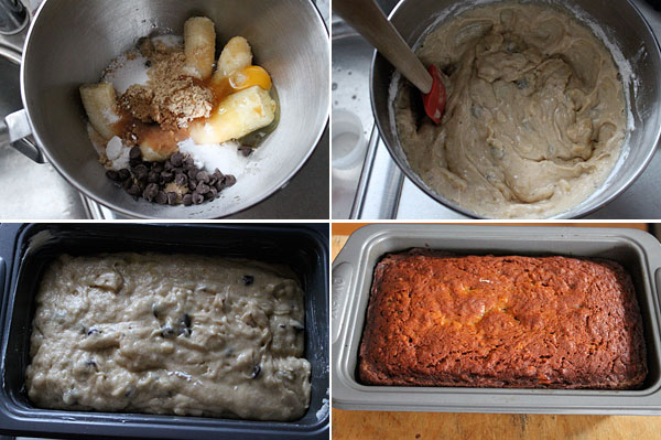 How to make chocolate chip banana bread