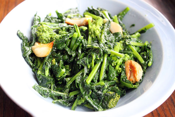 Rapini with Sauteed Garlic