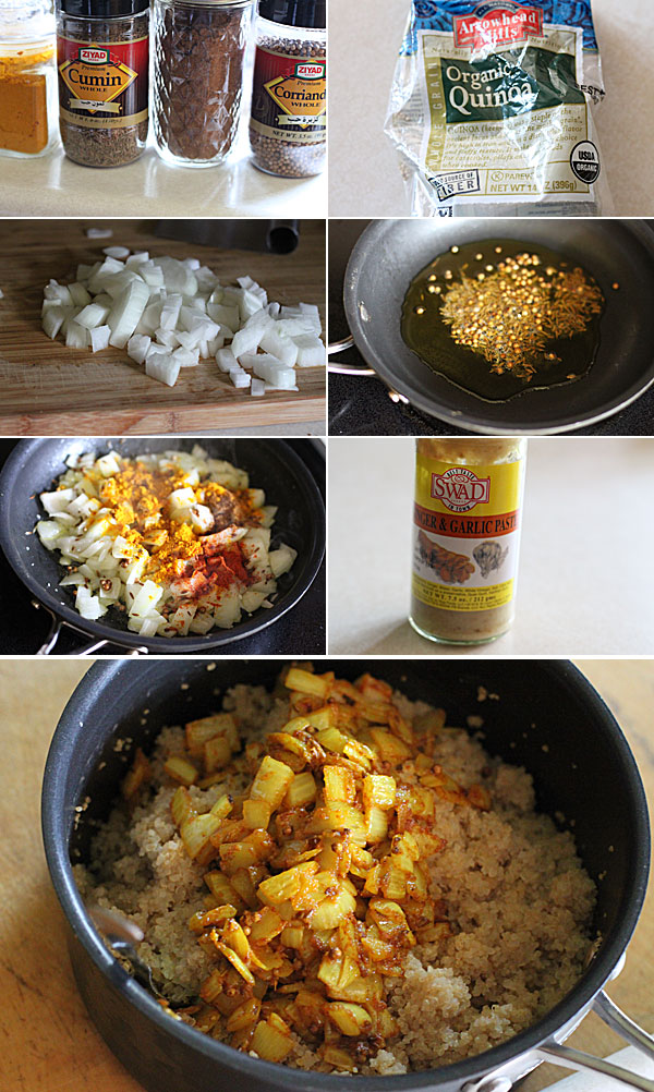 How to make curried quinoa