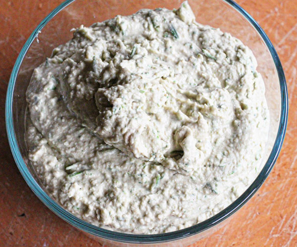 Garlic Scape Hummus