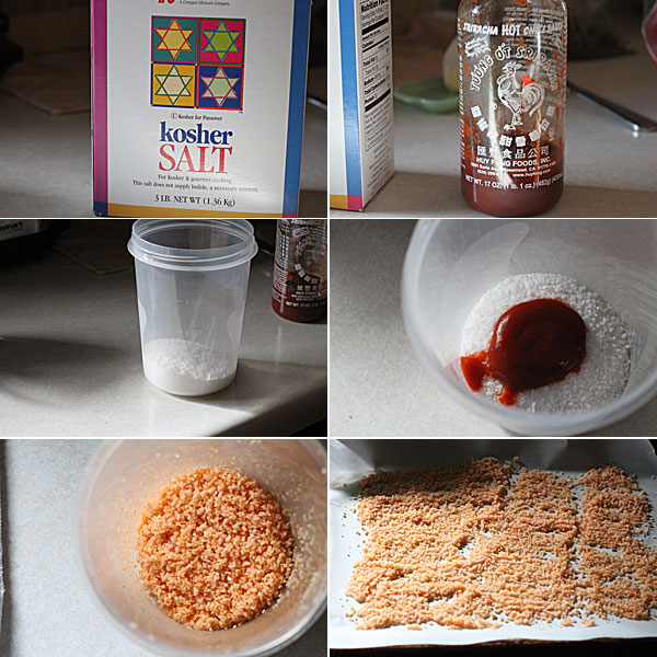 How to make Sriracha salt