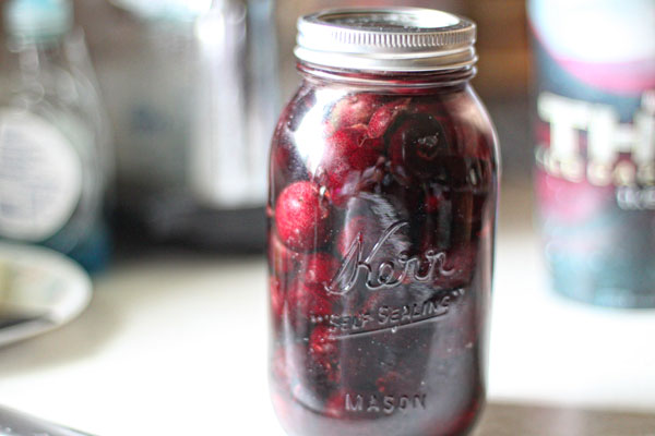 Vodka Macerated Cherries