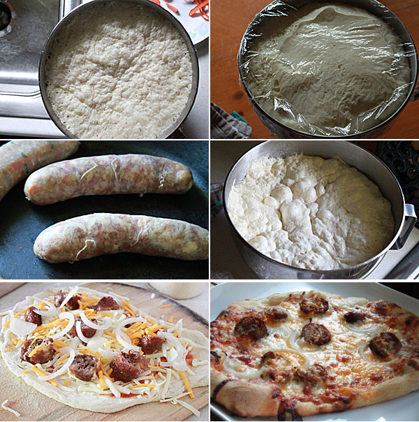 How to make a Habanero Cheddar Brat Pizza