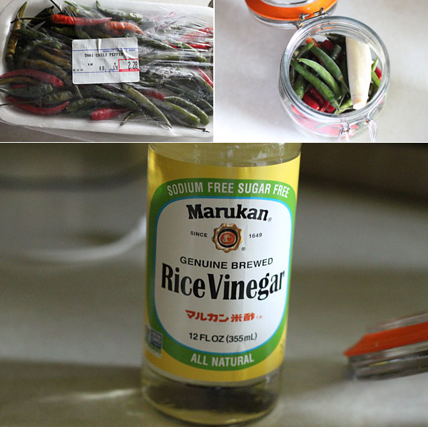 How to make pickled Thai Chilies