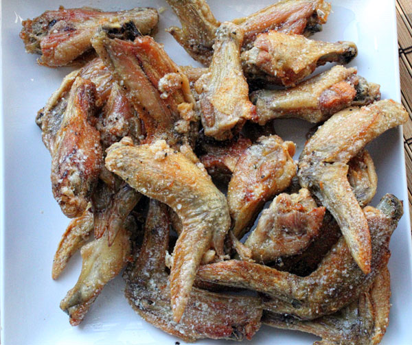 Baked Garlic and Parmesan Chicken Wings