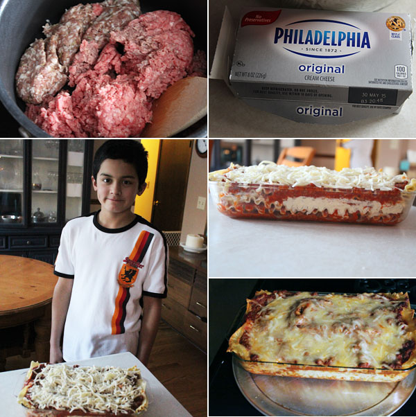 How to make cream cheese lasagna