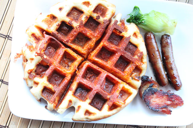 Ham and Cheese Waffle Recipe