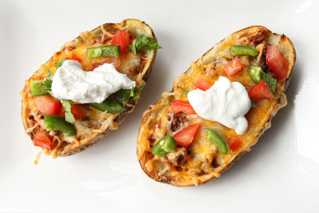 Tex-Mex Potato Skins Recipe