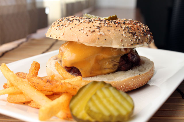 The Everything Bagel Burger