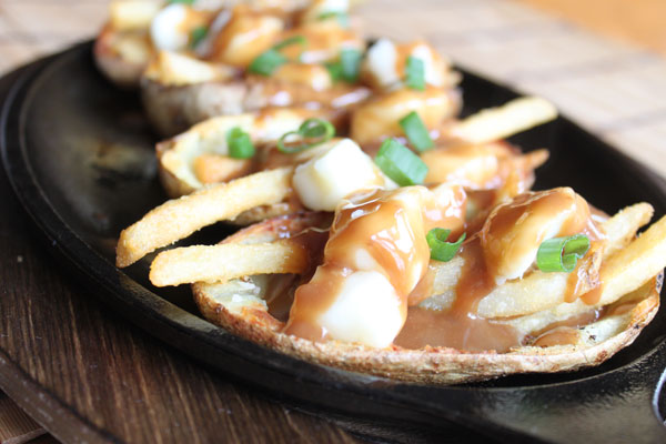 Poutine Potato Skins