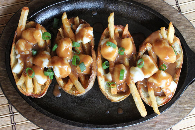 Poutine Potato Skins