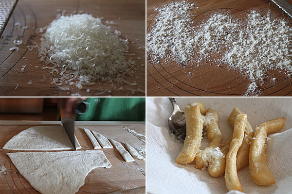 How to make fried pizza dough