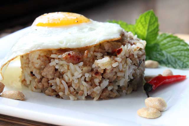 Thai Larb Fried Rice Recipe