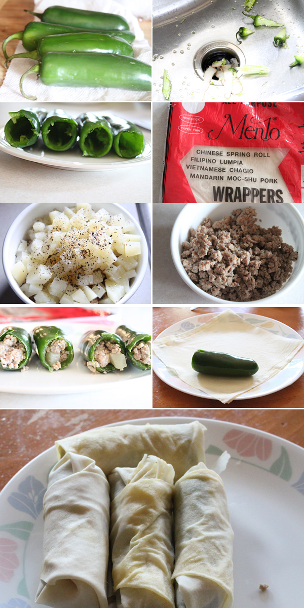 How to make Jalapeno Stuffed Lumpia