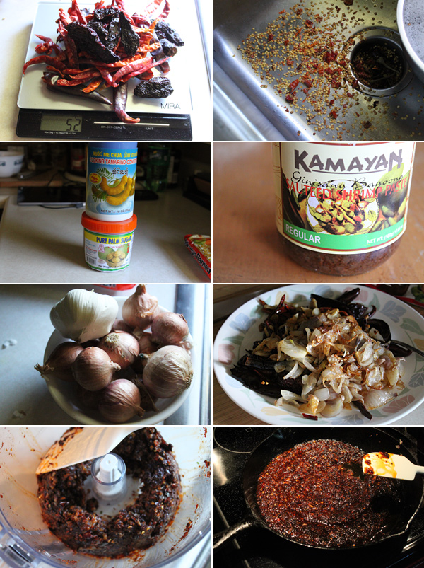Thai Nam Prik Pao Ingredients