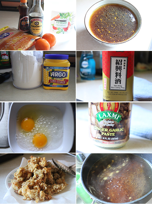 Chinese Orange Chicken Ingredients