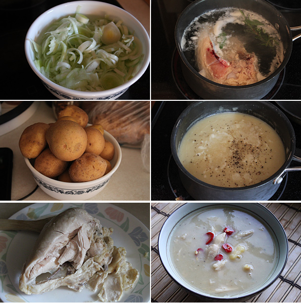 Potato, Leek, and Chicken Soup Recipe