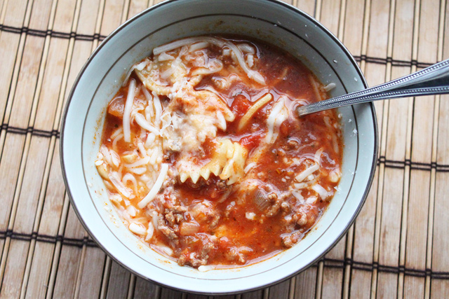 Lasagna Soup Recipe