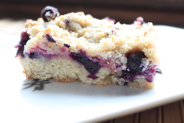 Rhubarb and Blueberry Streusel Recipe