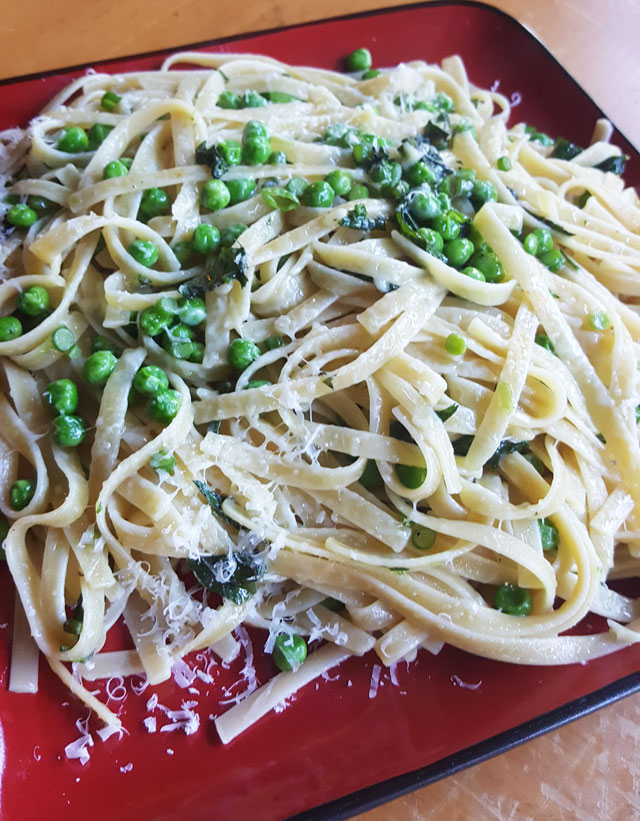 Pasta with Peas and Mint Recipe