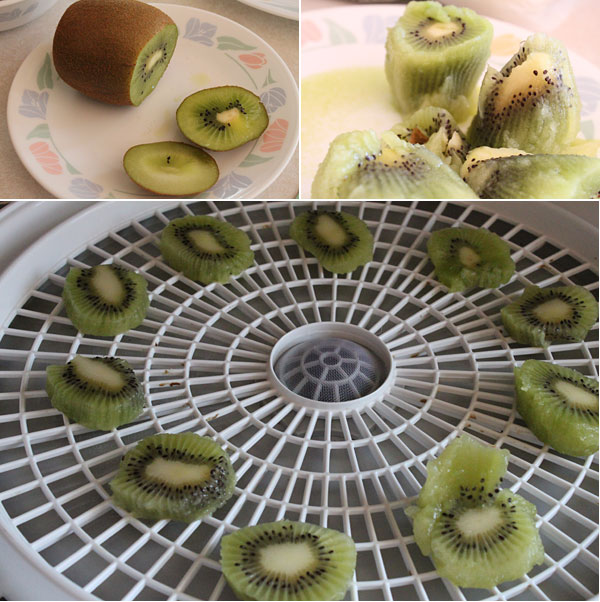 How to dehydrate kiwi