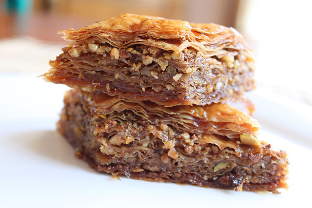 Homemade Baklava using D'Vash