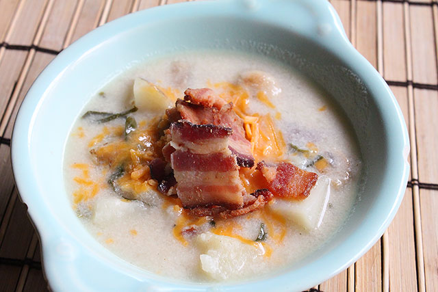 Loaded Steakhouse Potato Soup - Simple Comfort Food