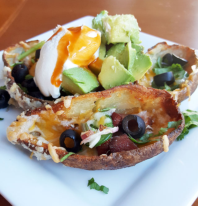 Loaded Potato Skin Nachos