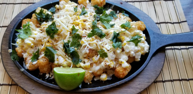 Mexican Elotes Tater Tots Recipe