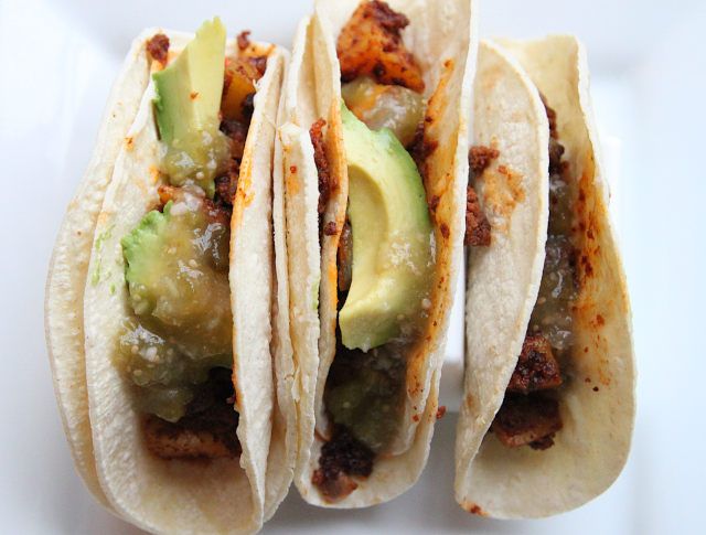 Chorizo and Potato Tacos Recipe