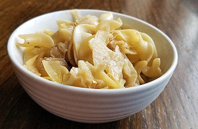 Fried Cabbage and Noodles Recipe
